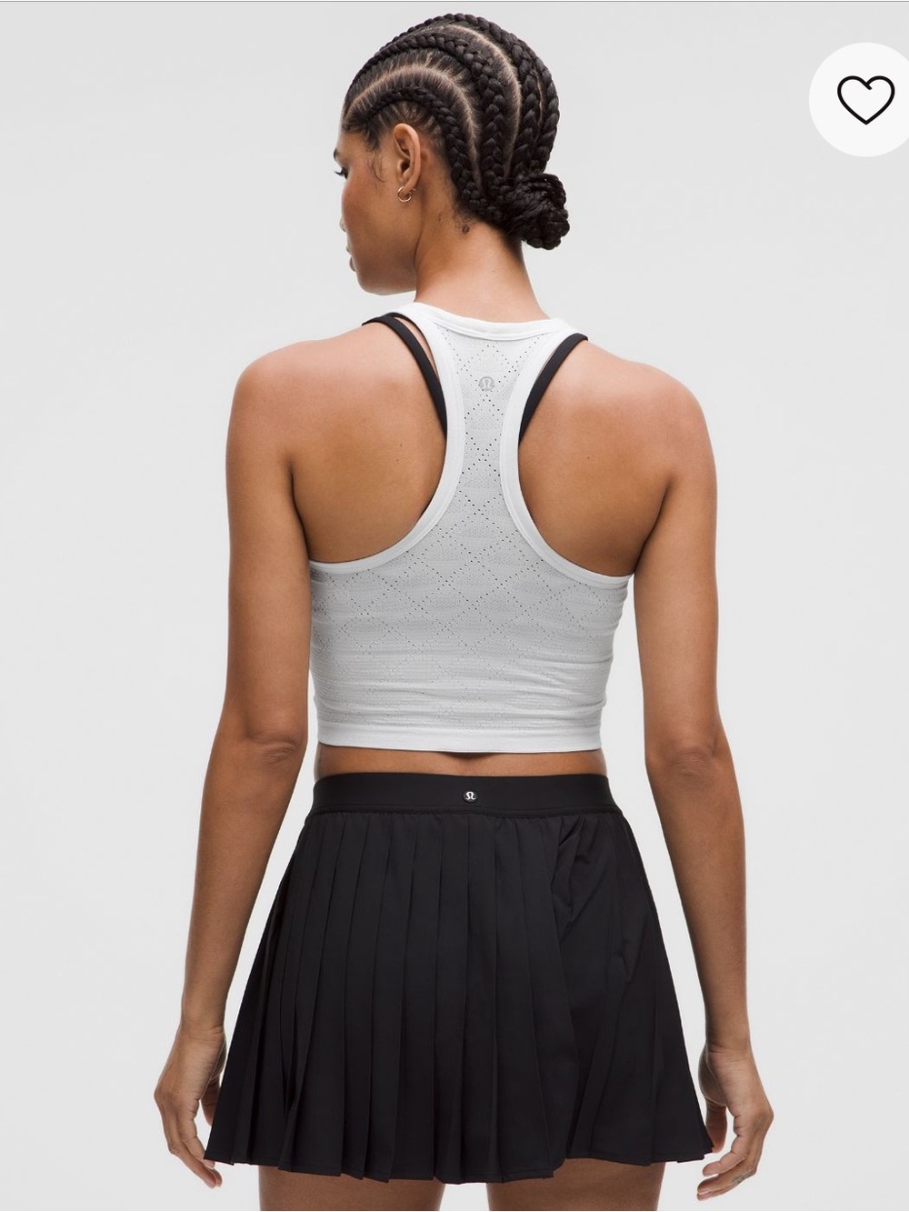 lululemon Swiftly Tech Cropped Round-Neck Tank 2.0 DXWT 2 - Picture 2 of 5